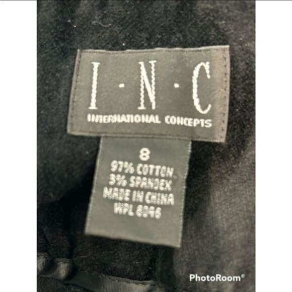 INC international concepts Crushed Velvet Wide Leg Pants - Picture 4 of 9